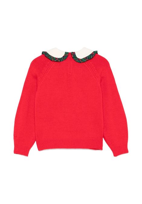 Pull bambina con stampa SAINT BARTH | CAJ001 CALIA JR0053G SNOOPY BOW 41 PATCH
